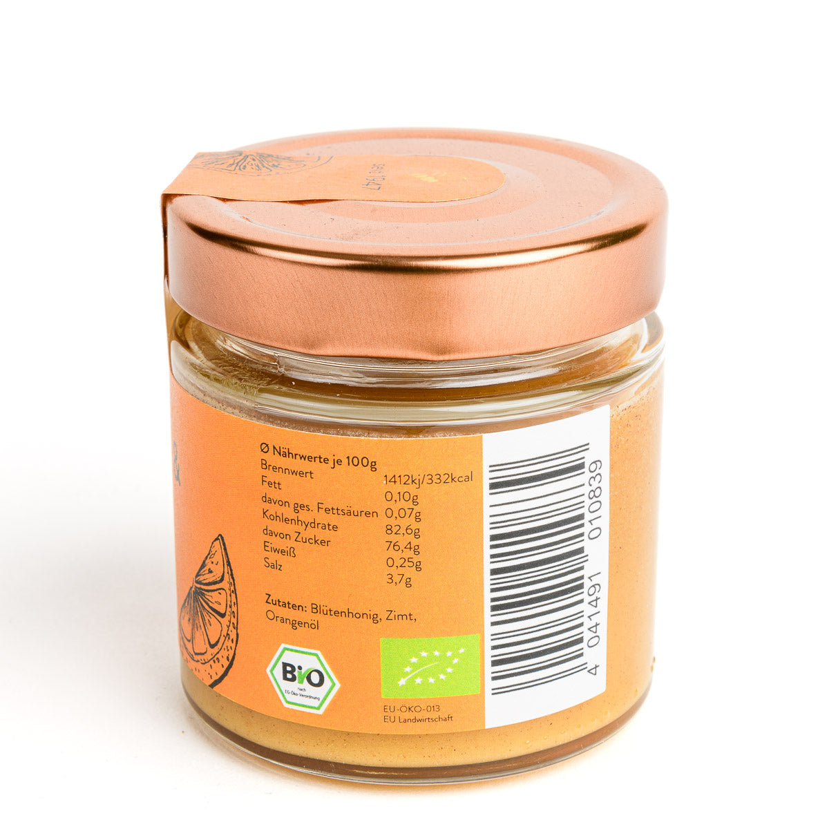 Bio Orange und Zimt im Blütenhonig