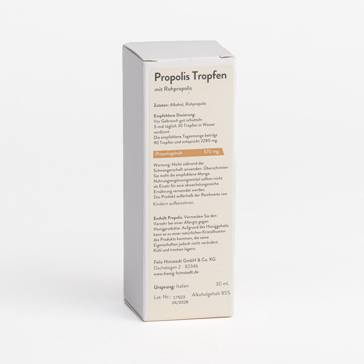 Bio Propolis Tropfen mit 25% Propolis, 30ml, alkoholhaltig