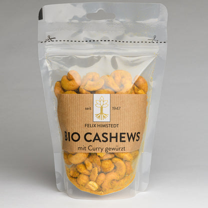 Bio Cashews mit Curry