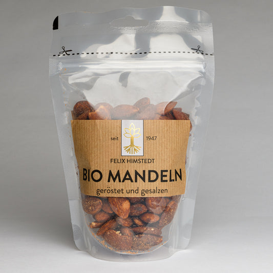Bio Mandeln natur geröstet und gesalzen