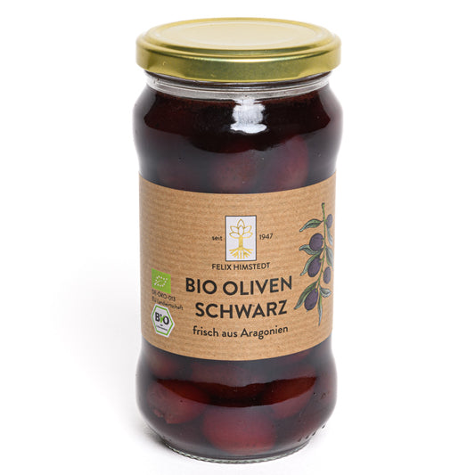 Bio Oliven schwarz frisch aus Aragonien