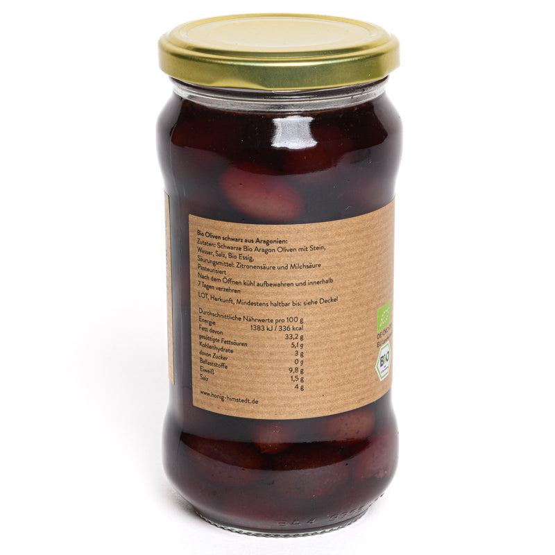 Bio Oliven schwarz frisch aus Aragonien