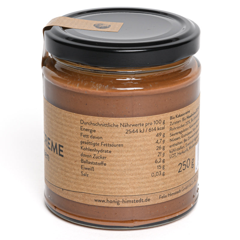 Bio Kakaocreme mit Bio Nüssen