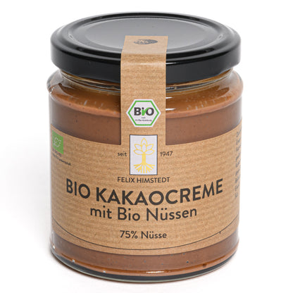 Bio Kakaocreme mit Bio Nüssen