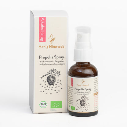 Bio Propolis Spray mit Bergkiefer und schwarzer Johannisbeere, 30ml, alkoholhaltig